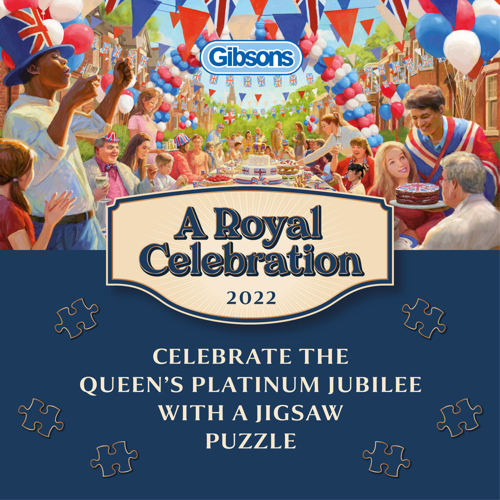 Royal Celebrations – 4 x 500 Piece Jigsaw Puzzles (Gibsons)