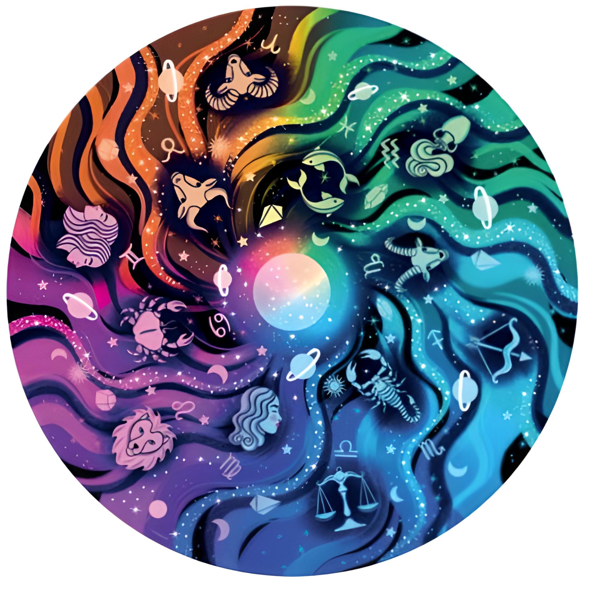 Astrology Circular – 500 Piece Jigsaw Puzzle (Ravensburger)