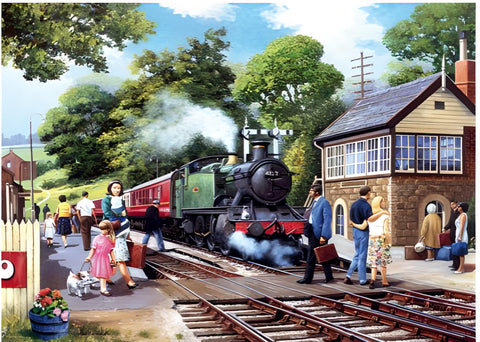 A Country Station – 1000 Piece Jigsaw Puzzle (Ravensburger)