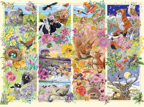 Artwork: Through the Seasons – 1000 Piece Jigsaw Puzzle (Gibsons)