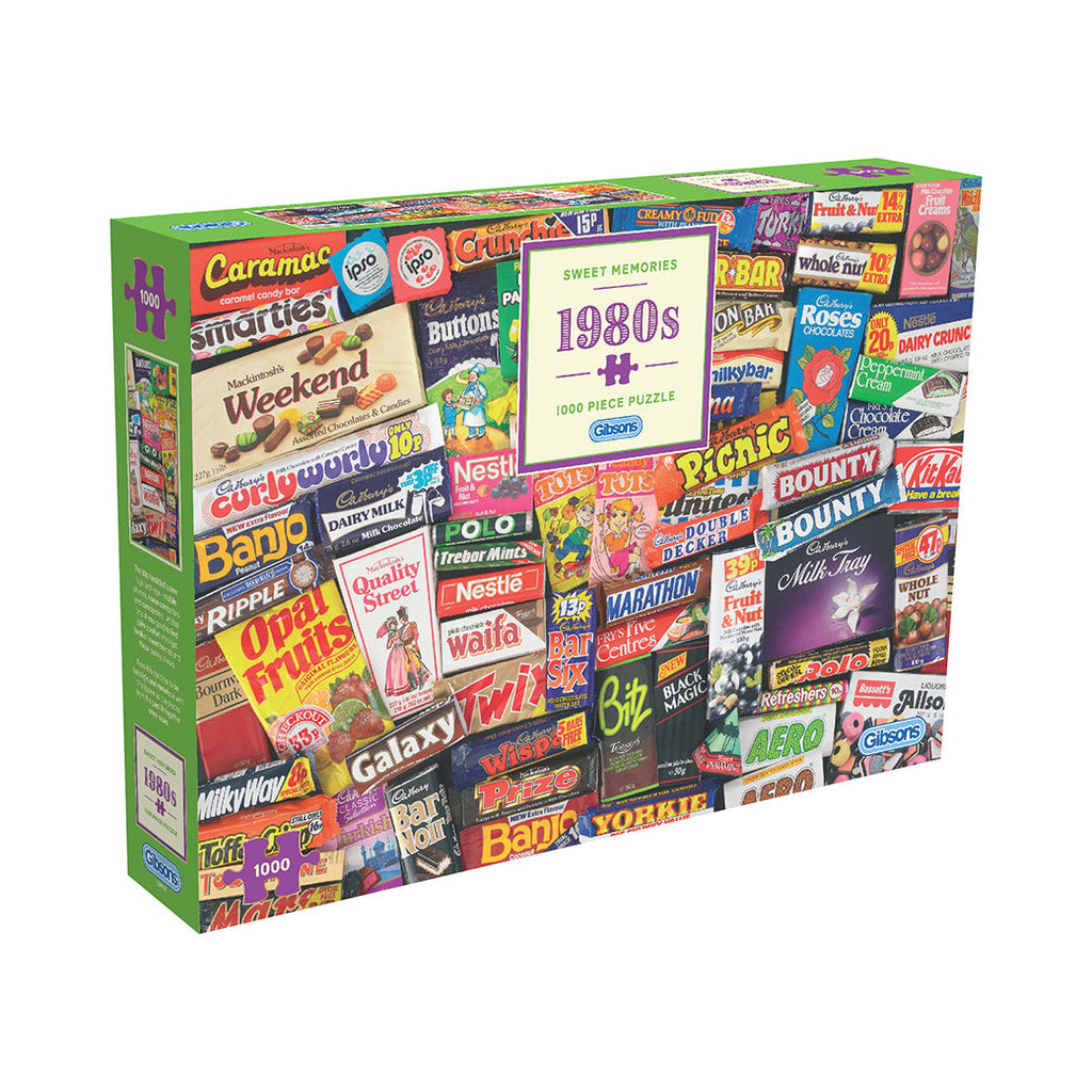 1980s Sweet Memories – 1000 Piece Jigsaw Puzzle (Gibsons)