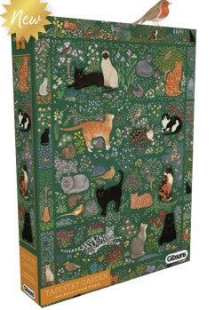 Tapestry Garden – 1000 Piece Jigsaw Puzzle (Gibsons) - Completed Puzzle