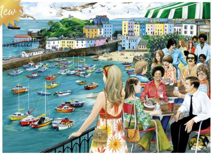 Gibsons - Dining at Tenby - 1000 Piece Jigsaw Puzzle