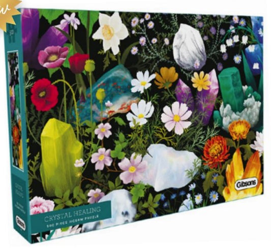 ** Pre-Order ** Gibsons - Crystal Healing - 500 Piece Jigsaw Puzzle