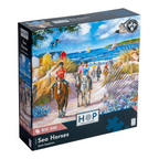 Box, turned right: Sea Horses – 500 XL Piece Jigsaw Puzzle (House of Puzzles)