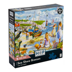 Box, turned right: Sea Shore Breezes – 500 XL Piece Jigsaw Puzzle (House of Puzzles)