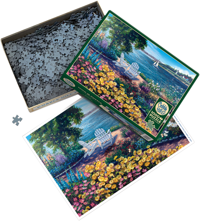 Contents: Seashore - 1000 Piece Jigsaw Puzzle (Cobble Hill)