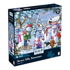 Box, turned right: Seven Silly Snowmen by Barry Hall – 1000 Piece Jigsaw Puzzle (House of Puzzles)