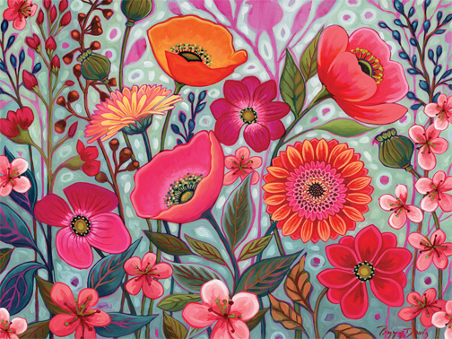 Shady Garden – 275 Piece Jigsaw Puzzle (Cobble Hill)