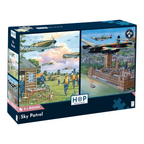 Box, turned right: Sky Patrol – 2 x BIG 500 Piece Jigsaw Puzzle (House of Puzzles)