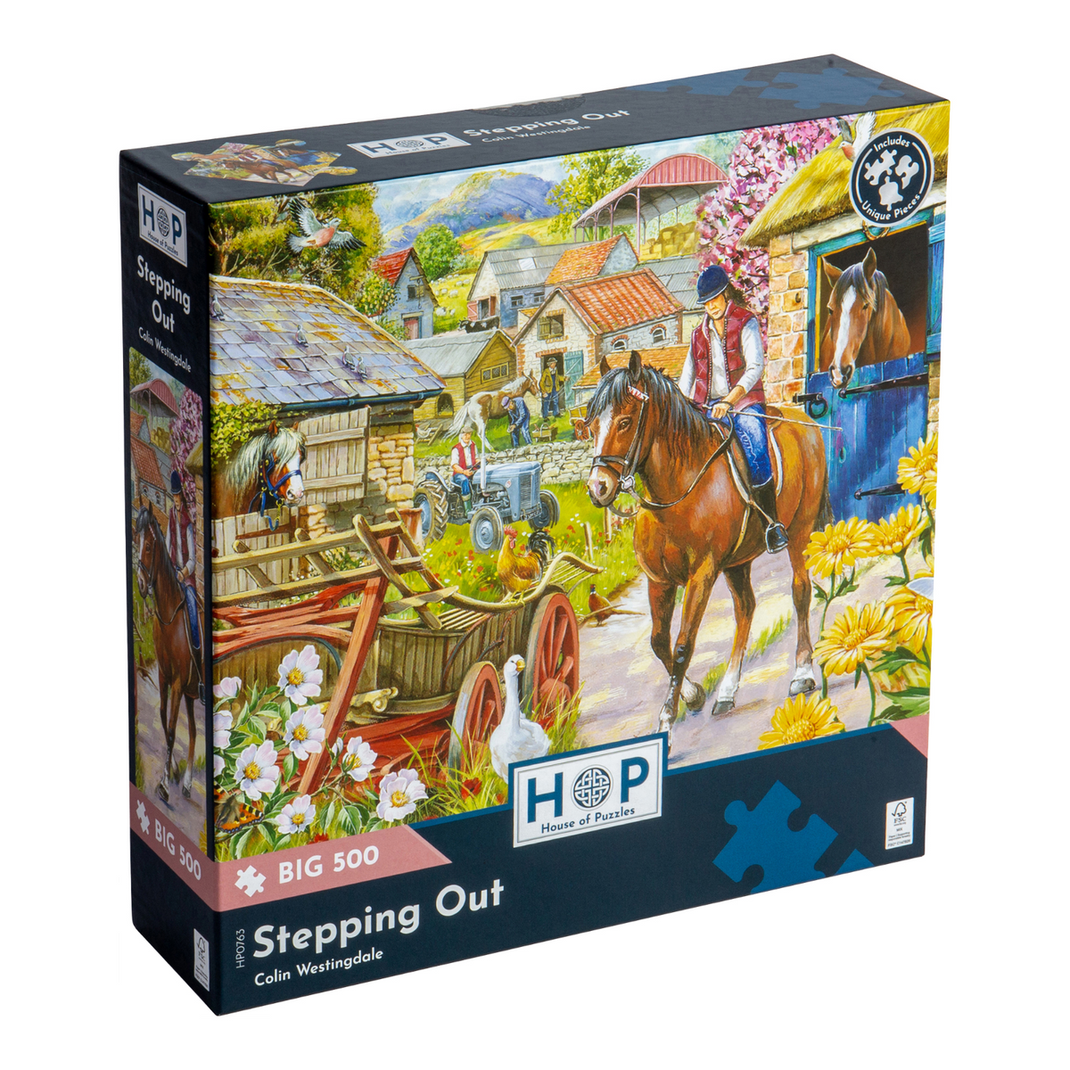 Box, turned right: Stepping Ou – 500 XL Piece Jigsaw Puzzle (House of Puzzles)