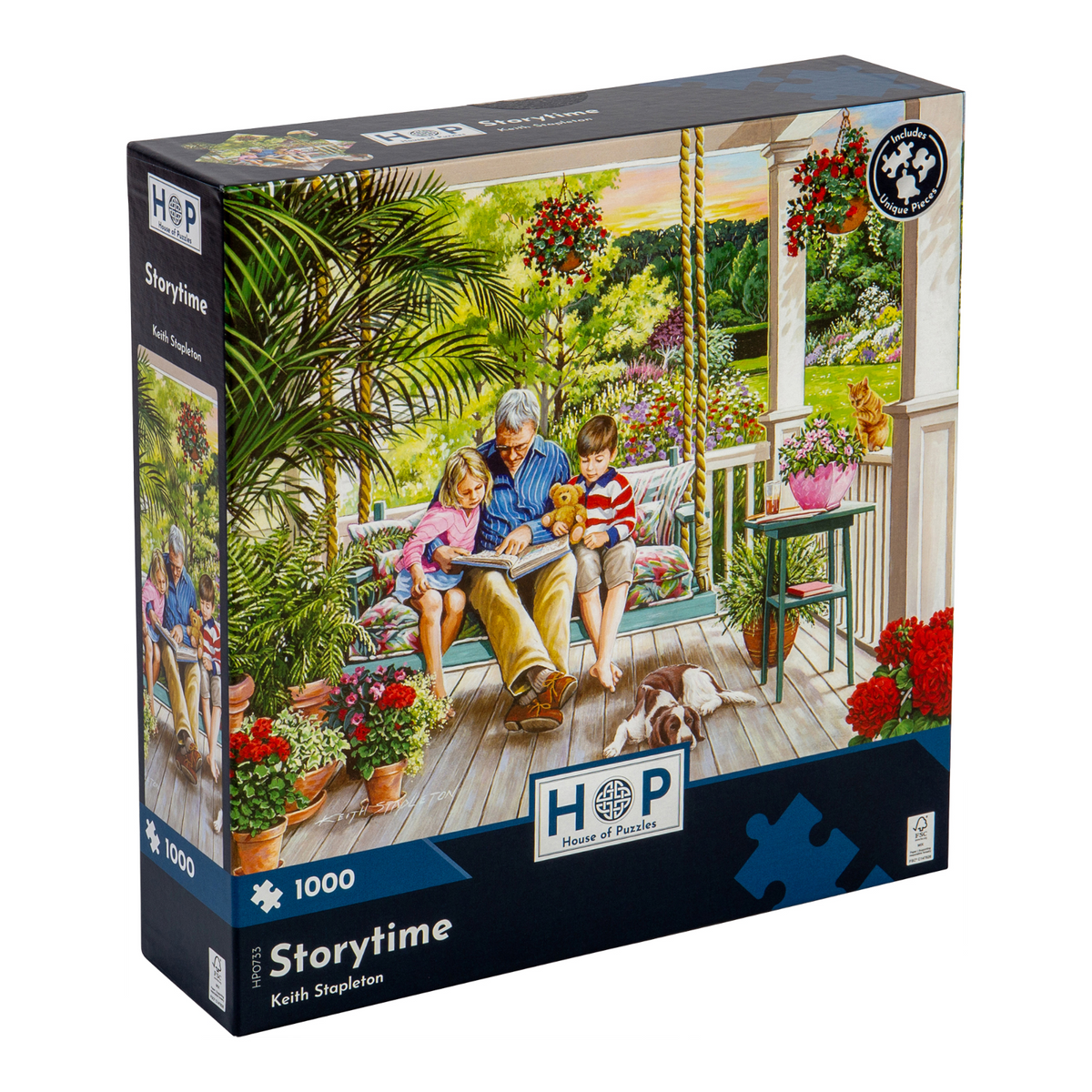 Box, turned right: Storytime – 1000 Piece Jigsaw Puzzle (House of Puzzles)