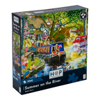 Box, turned right: Summer on the River – 1000 Piece Jigsaw Puzzle (House of Puzzles)