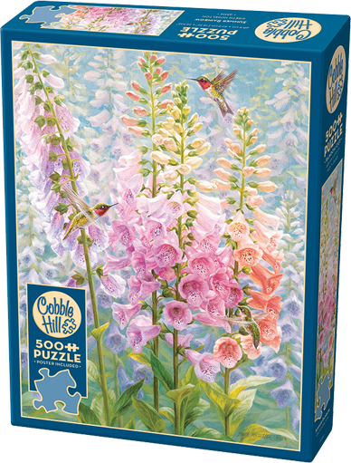 Box, turned left: Summer Rainbow - 500 Piece Jigsaw Puzzle (Cobble Hill)