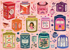 Tea Tin Treasures – 1000 Piece Jigsaw Puzzle (Cobble Hill)