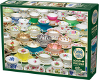 Box, straight on: Teacups - 1000 Piece Jigsaw Puzzle (Cobble Hill)