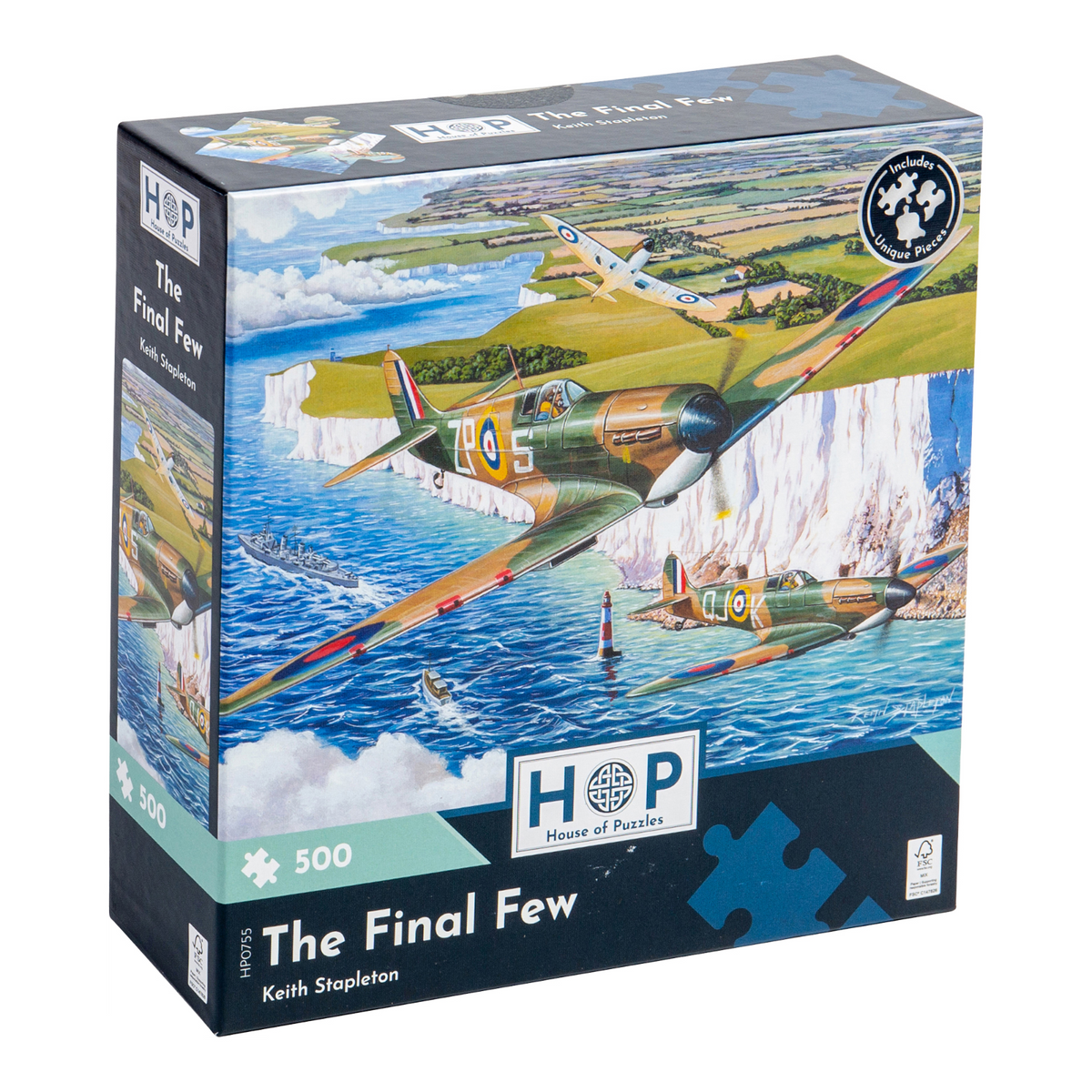 Box, turned right: The Final Few – 500 Piece Jigsaw Puzzle (House of Puzzles)
