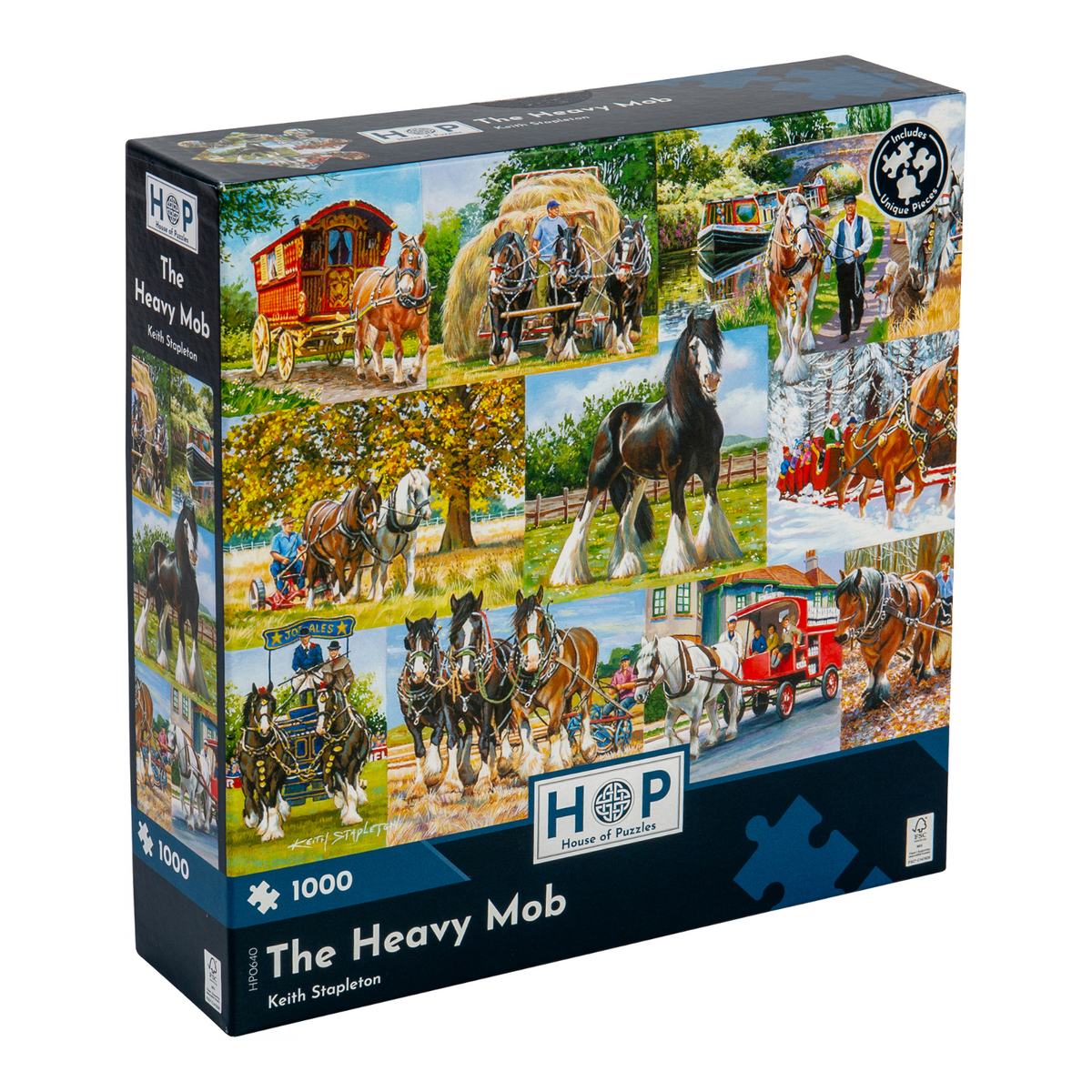 Box, turned right: The Heavy Mob – 1000 Piece Jigsaw Puzzle (House of Puzzles)