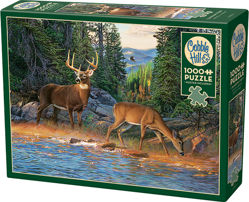 The Rivers Edge – 1000 Piece Jigsaw Puzzle (Cobble Hill)