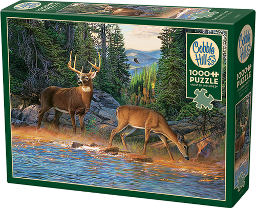 The Rivers Edge – 1000 Piece Jigsaw Puzzle (Cobble Hill) - Completed Puzzle