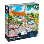 Box, turned right: Travellers Rest – 500 Piece Jigsaw Puzzle (House of Puzzles)