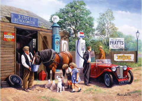 Artwork: Taking On Fuel by Kevin Walsh – 1000 Piece Jigsaw Puzzle (Kidicraft)