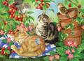 Under the Cherry Tree – 350 Piece Jigsaw Puzzle (Cobble Hill)