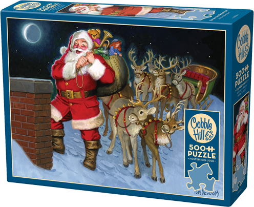 Up on the Rooftop – 500 Piece Jigsaw Puzzle (Cobble Hill)