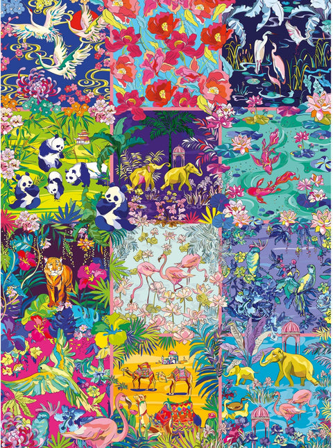 Artwork: Nature’s Carnival by House of Turnowsky - 1000 Piece Jigsaw Puzzle (Gibsons)