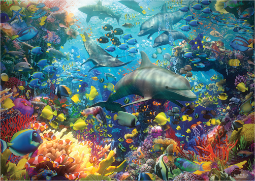 Vibrant Sea – 1000 Piece Jigsaw Puzzle (Cobble Hill)