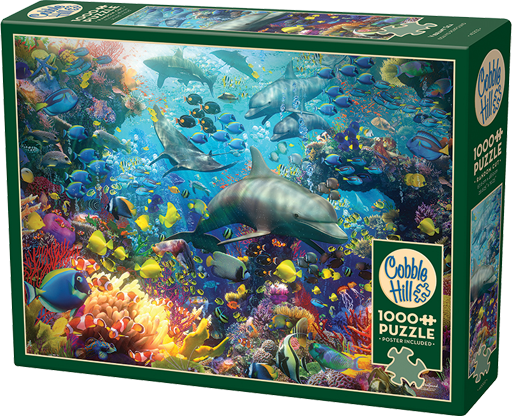Vibrant Sea – 1000 Piece Jigsaw Puzzle (Cobble Hill)