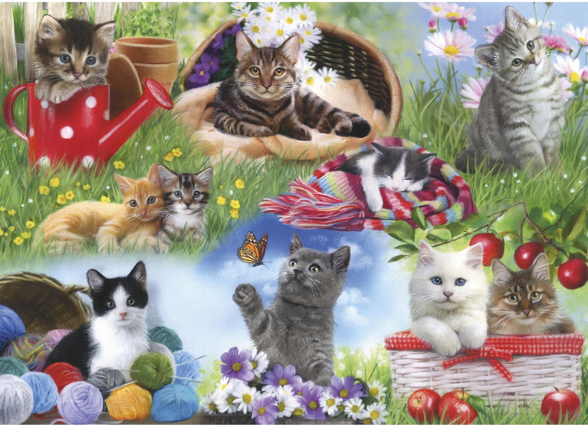 Artwork: Cats – 12 Piece Jigsaw Puzzle (Gibsons)