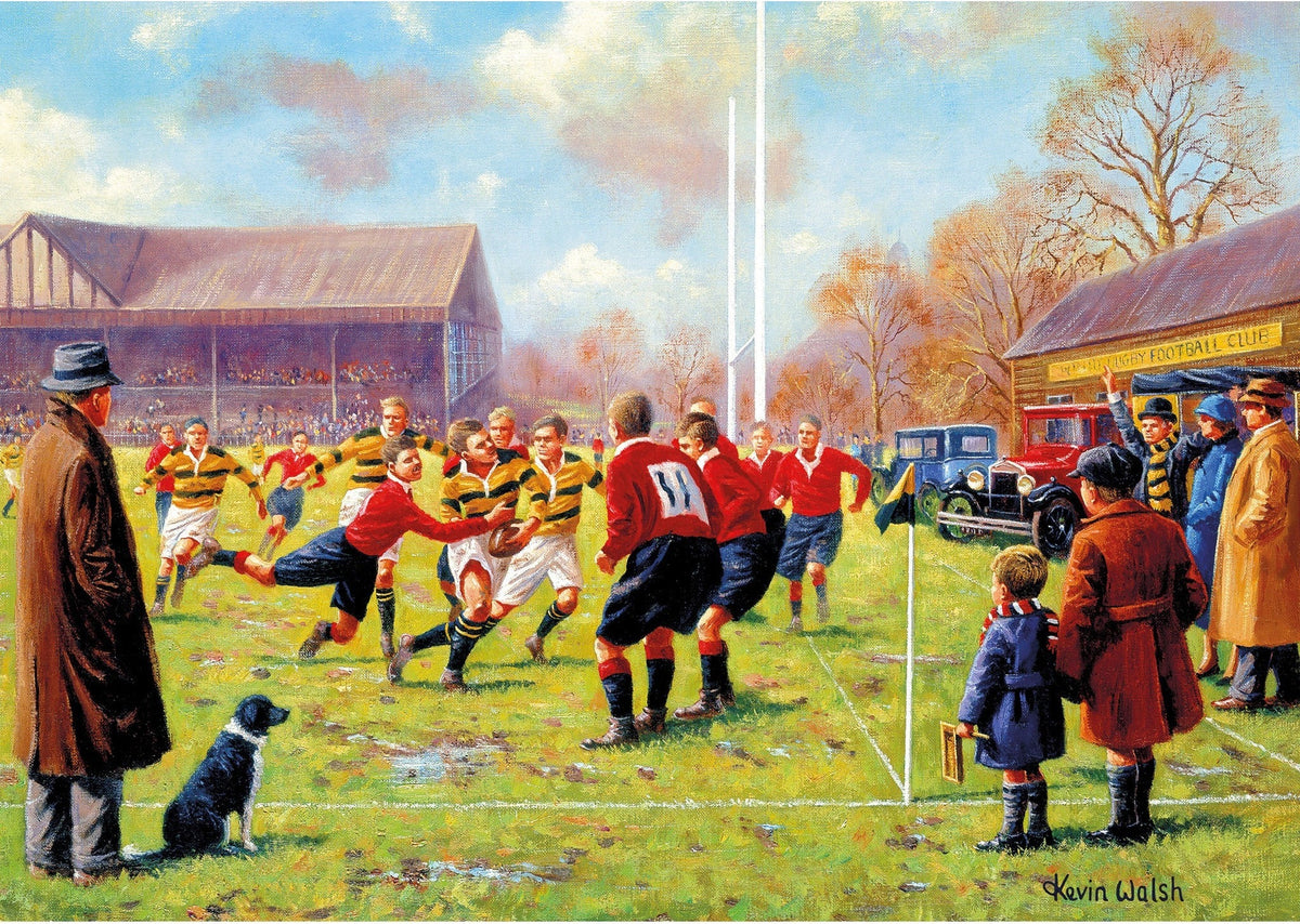 Artwork, puzzle 2 of 2: View from the Sidelines – 2 X 500 Piece Jigsaw Puzzle (Gibsons)