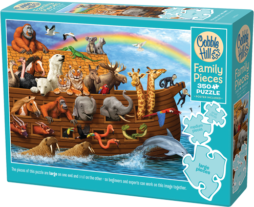 Voyage of the Ark – 350 Piece Jigsaw Puzzle (Cobble Hill)