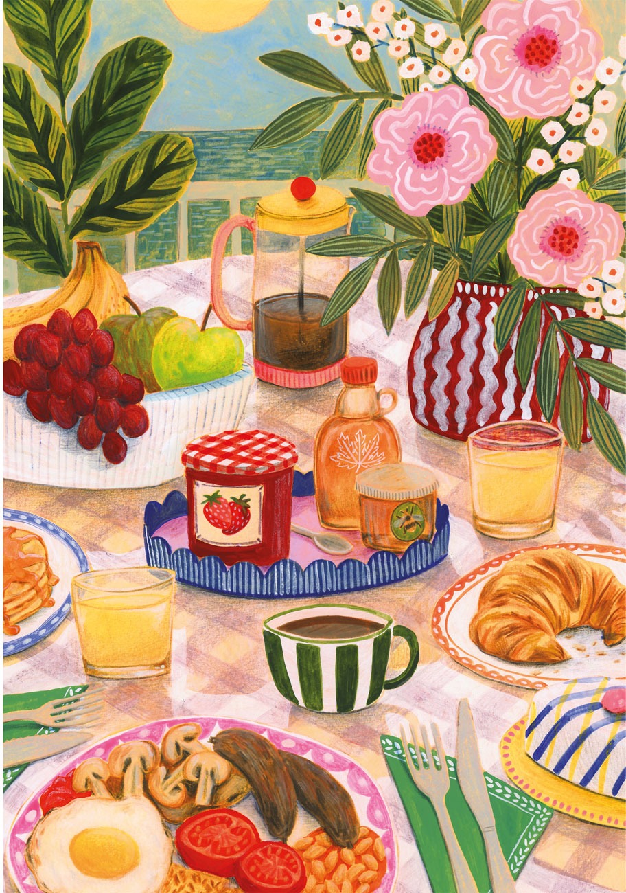Artwork, puzzle 3 of 3: Moments to Savour - 3 x 500 Piece Jigsaw Puzzle (Gibsons)