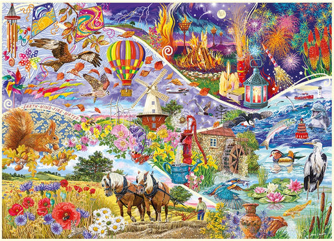 Artwork: Elemental – 1000 Piece Jigsaw Puzzle (Gibsons)