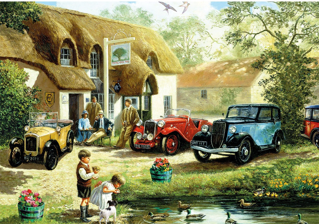 Artwork: Feeding the Ducks – 500 Piece Jigsaw Puzzle (Gibsons)