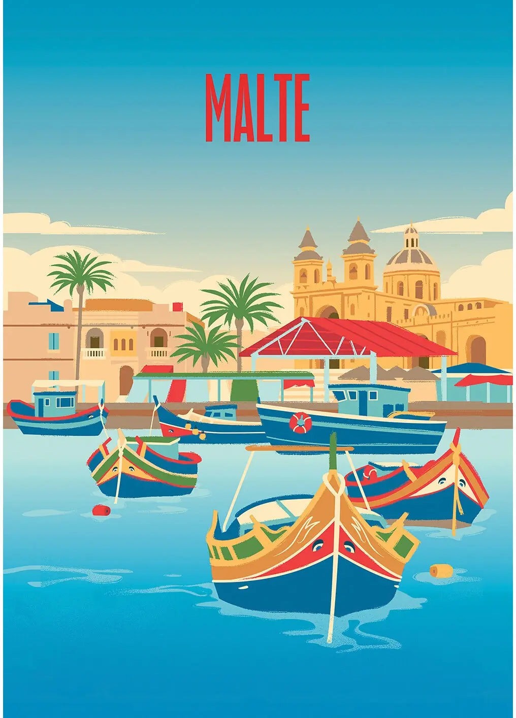Artwork: Malta Escape - 500 Piece Jigsaw Puzzle (Hachette)