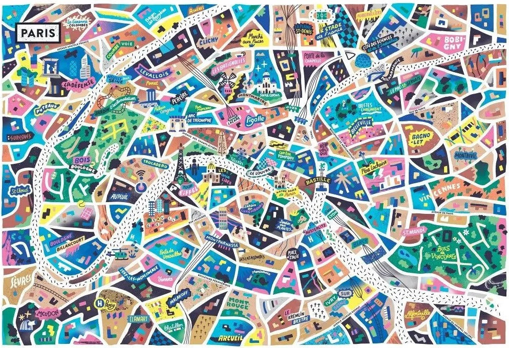 Artwork: Paris Paname - 1000 Piece Jigsaw Puzzle (Grafika)