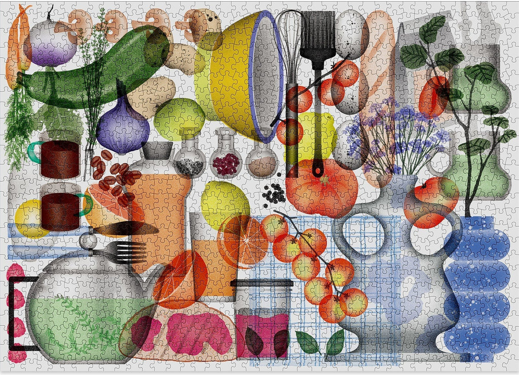 Artwork: Kitchen – 1000 Piece Jigsaw Puzzle (Cloudberries)