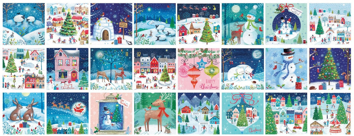 Artwork: Advent Calendar: Christmas Village – Jigsaw Puzzle (Eurographics)