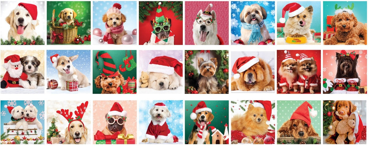 Artwork: Advent Calendar: Christmas Paws – Jigsaw Puzzle (Eurographics)