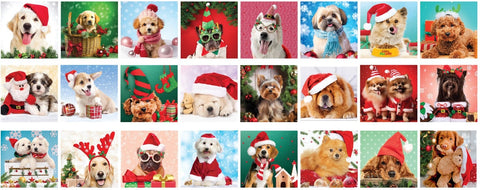 Artwork: Advent Calendar: Christmas Paws – Jigsaw Puzzle (Eurographics)