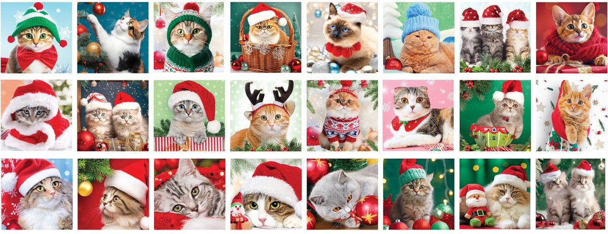 Artwork: Advent Calendar: Christmas Whiskers – Jigsaw Puzzle (Eurographics)