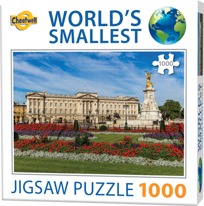 Buckingham Palace - World's Smallest 1000 Piece Jigsaw Puzzle (Cheatwell Games) - Completed Puzzle
