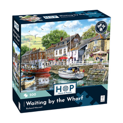 ** Pre-Order ** Waiting by the Wharf by Richard Macneil - 500 Piece Jigsaw Puzzle (House of Puzzles)