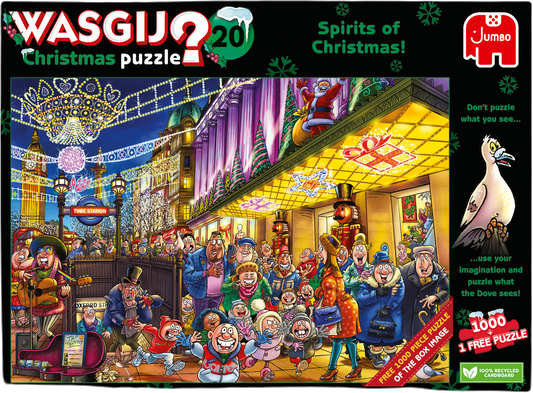 Wasgij Christmas 20 - Spirits of Christmas! - 1000 Piece Jigsaw Puzzle