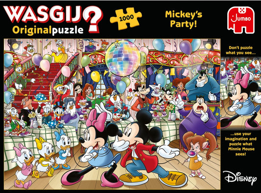 Wasgij Original - Disney Mickey's Party - 1000 Piece Jigsaw Puzzle