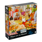 Box, turned right: Where are my Glasses? – 500 XL Piece Jigsaw Puzzle (House of Puzzles)