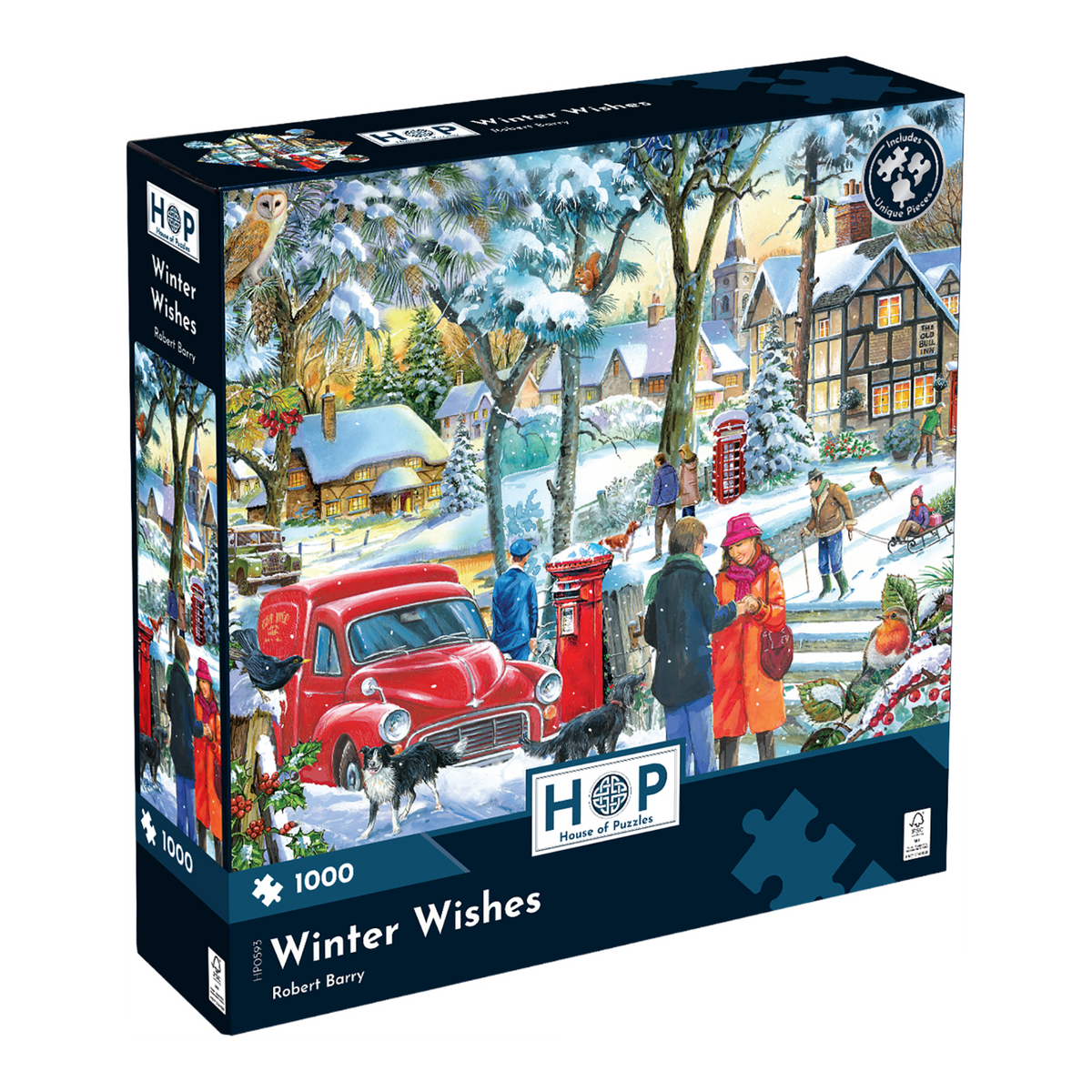 Box, turned right: Winter Wishes – 1000 Piece Jigsaw Puzzle (House of Puzzles)